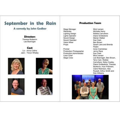 Programme for September in the Rain